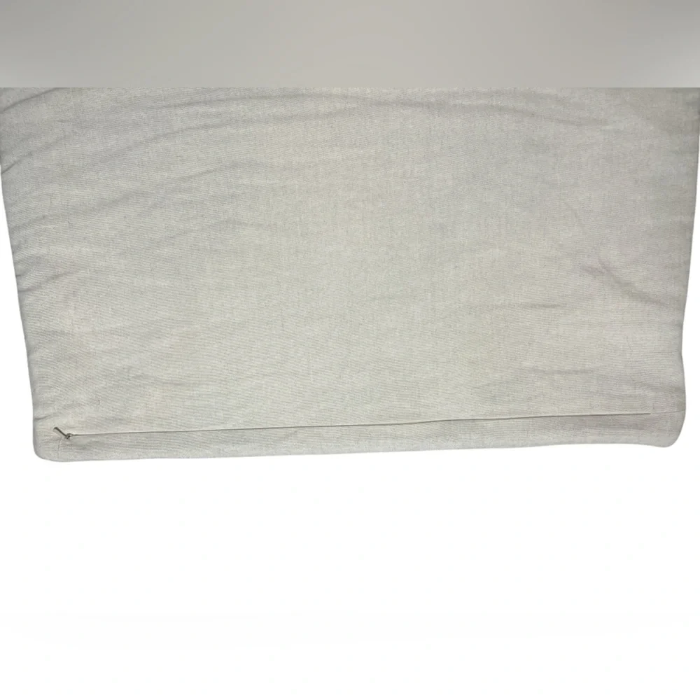 Pottery Barn Renly Embroidered Wool Pillow Cover 22”